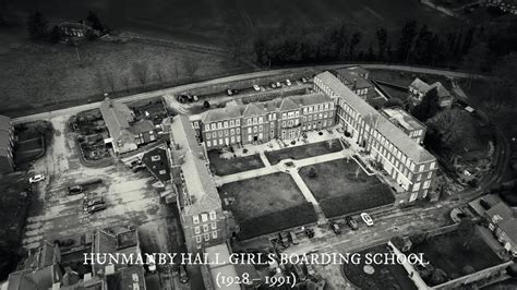 HUNMANBY HALL GIRLS BOARDING SCHOOL (1928 – 1991). (B/W) D-Cinelike DJI ...