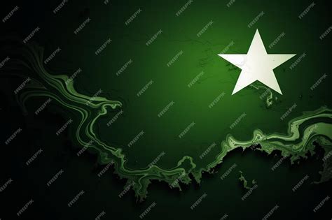 Premium AI Image | Abstract pakistan map for independence day