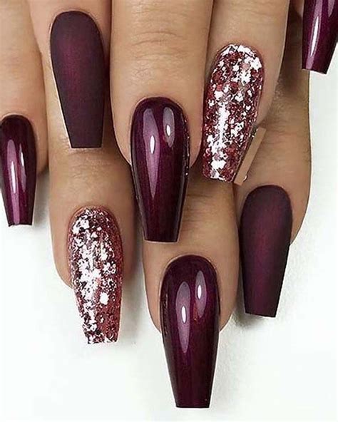 Maroon Nail Art Pictures, Photos, and Images for Facebook, Tumblr ...