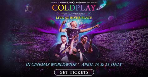 Coldplay Live At River Plate | Official Website | 19 & 23 April 2023