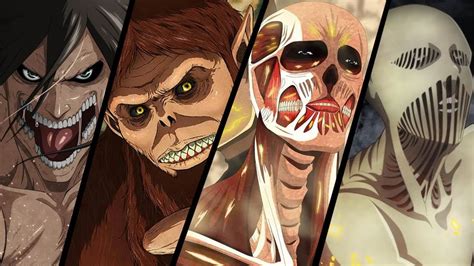 Different Types Of Titans Attack On Titan