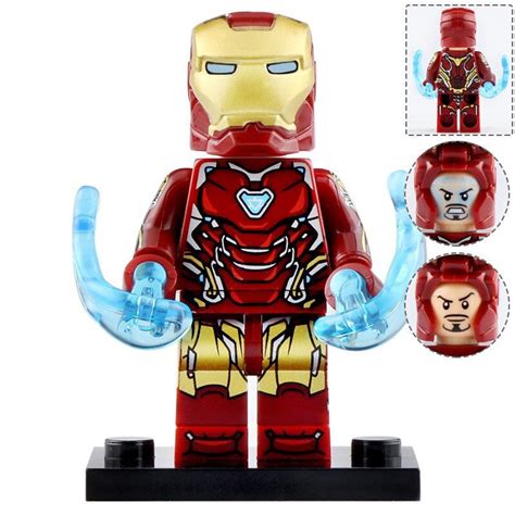 Minifigure Iron Man Mark 85 Avengers EndGame Marvel Super Heroes Building Lego Compatible Blocks