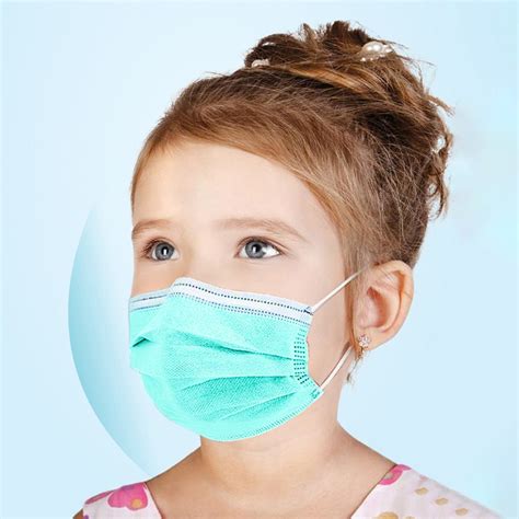 Children'S Disposable Face Masks Seamless Mask 3 Layers 500K Daily Output
