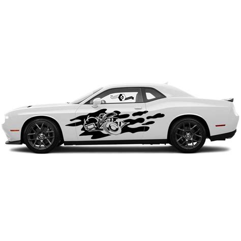 Rumble Bee splash decals for Dodge Challenger or Charger Side Vinyl ...