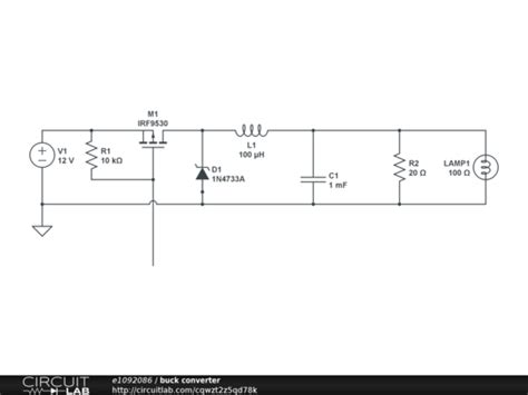 buck converter - CircuitLab