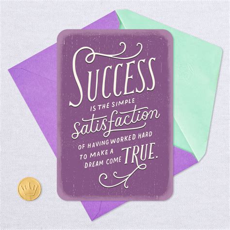 Impressed By Your Success Congratulations Card - Greeting Cards - Hallmark