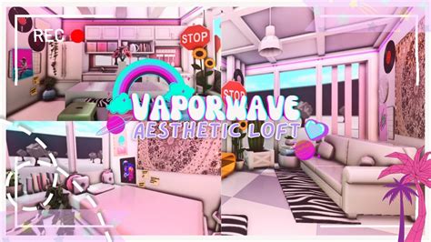 Bloxburg Vaporwave Loft House Speedbuild 53 000 Youtu - vrogue.co