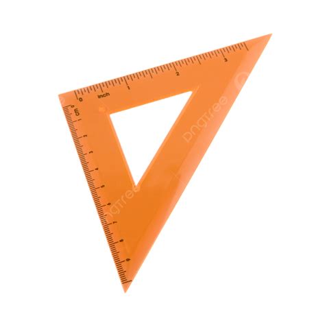 Angle Ruler Clipart Vector, Triangle Ruler Angle Measurement Orange, Triangle Ruler, Angle ...