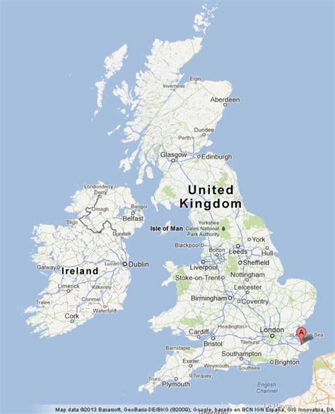 Canterbury Uk Map - Zip Code Map