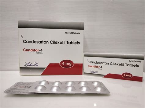 Candesartan Cilexetil Tablets, 4mg,8mg & 16mg at Rs 198/stripe in ...