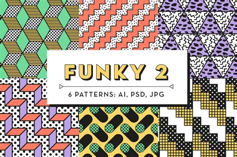 Funky Patterns 2 ~ Graphic Patterns ~ Creative Market