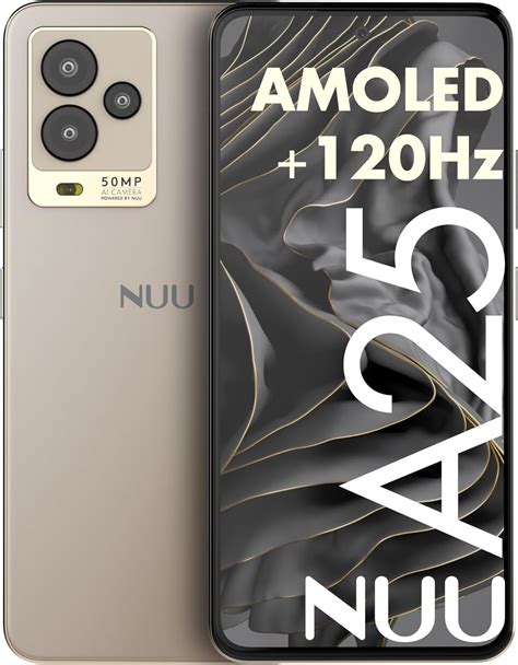 Amazon.com: NUU A25 AMOLED 120Hz 6.7" Phone for T-Mobile, ATT, Cricket, Mint, Ultra, Metro ...