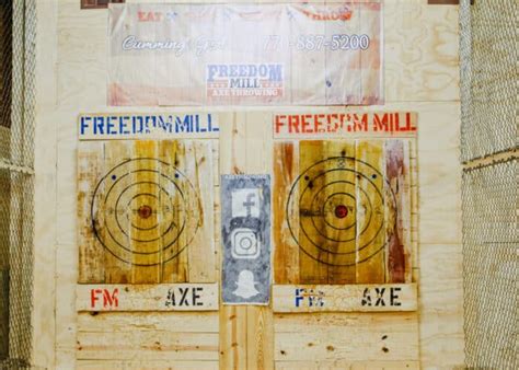 Axe Throwing - Freedom Mill