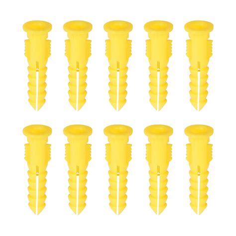 6mm X 30mm Plastic Expansion Pipe Column Concrete Drywall Anchor Wall Plug Frame Fixings Tube ...