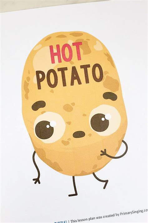 Hot Potato Review Game - Primary Singing