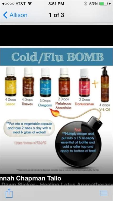 Cold/flu bomb for kids Essential Oils For Colds, Essential Oil Remedy ...