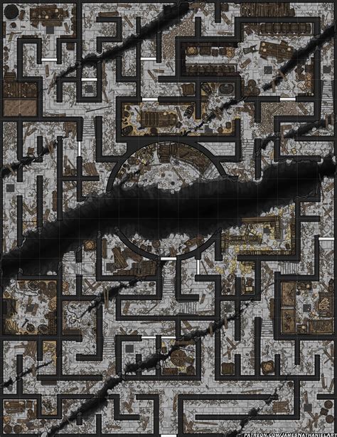 [OC] Free sample - DUNGEON MAZE Map Pack [17x22] [Battlemap] [Dungeon] : r/DnD