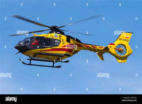 A Eurocopter EC135 helicopter of the Polish Medical Air Rescue Stock Photo - Alamy