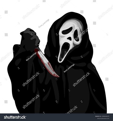 Scream Mask Cute: Over 1,436 Royalty-Free Licensable Stock Vectors ...