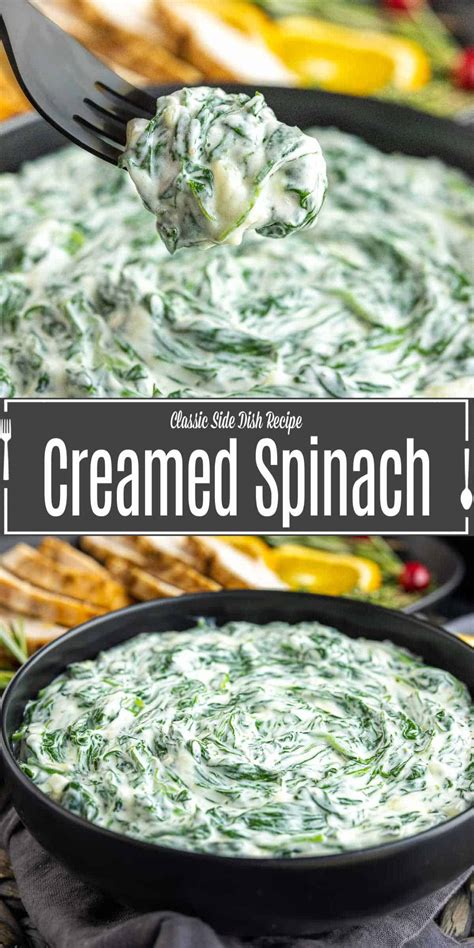 Easy Creamed Spinach Recipe - Home. Made. Interest.