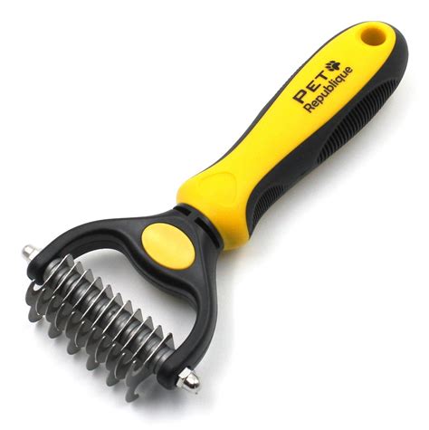 Pet Republique Professional Dematting Tool â€“ Dematter for Dogs Cats Rabbits Long Haired Breed ...