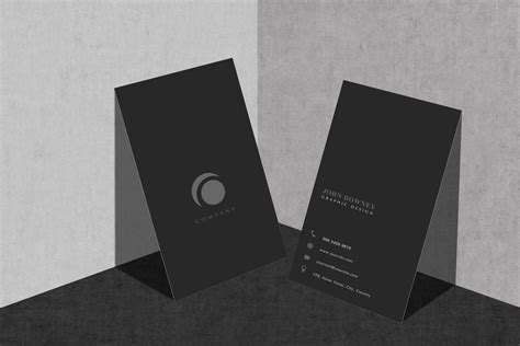 Free Vertical Business Card Mockup Mockuptree - vrogue.co