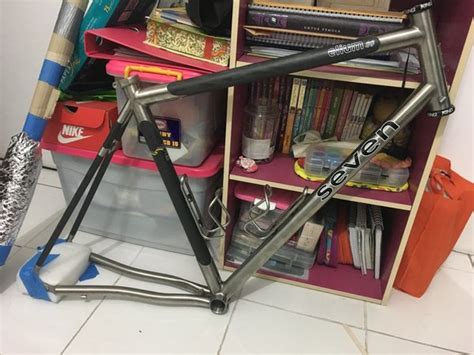 Jual Seven Cycles titanium carbon frame set di Lapak HOBBYSPOT | Bukalapak