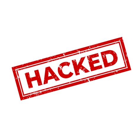 Hacked Red Stamp Transparent, Hacked, Hacked Red Stamp, Hacked Icon PNG ...