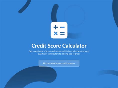 Credit Score Calculator | free involve.me template