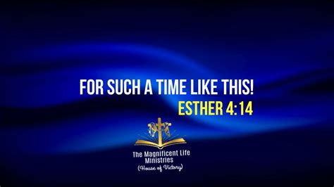 For Such a Time Like This! - Maglife Daily Devotional