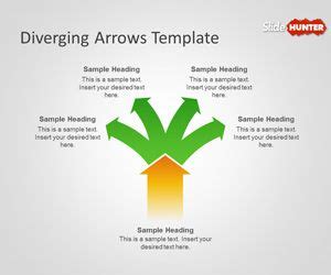 Free Diverging Arrows PowerPoint Template