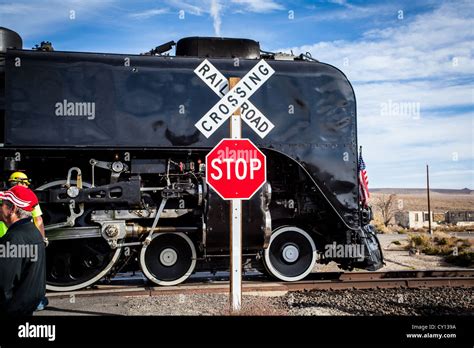 Union Pacific 844 Steam Locomotive in Hazen Nevada Stock Photo - Alamy