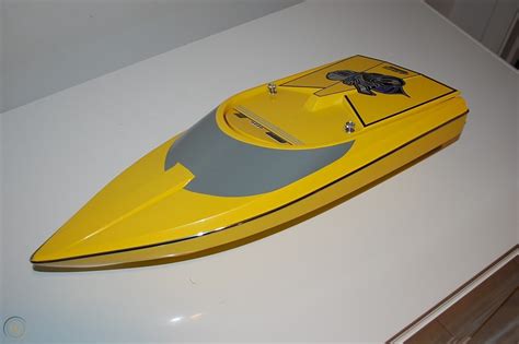 RC Jet Boat "SPRINT" Fiberglass hull for 28mm KMB Jet Drive (Yellow) | #1721699721