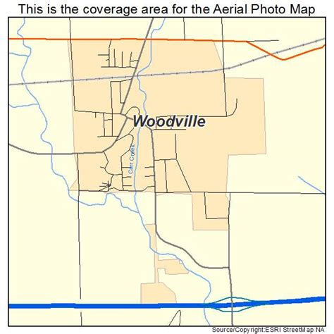 Aerial Photography Map of Woodville, WI Wisconsin