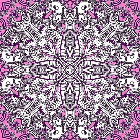 Vector Abstract Background With A Rich Ornament, Silhouette, Flourish ...