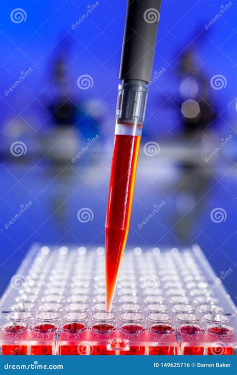 Blood Test in Medical Research Lab Stock Photo - Image of scientist ...