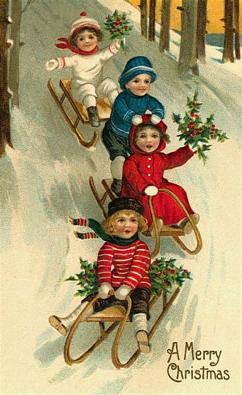 Remodelaholic | 25+ Free Vintage Christmas Card Images; Day 12