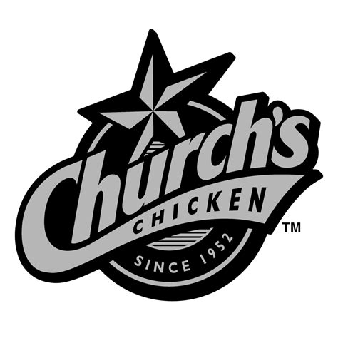 Church’s Chicken Logo Black and White – Brands Logos