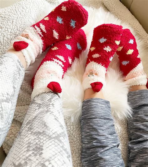 Fluffy Winter Socks Cute Fuzzy Socks Holiday Animal Socks | Etsy