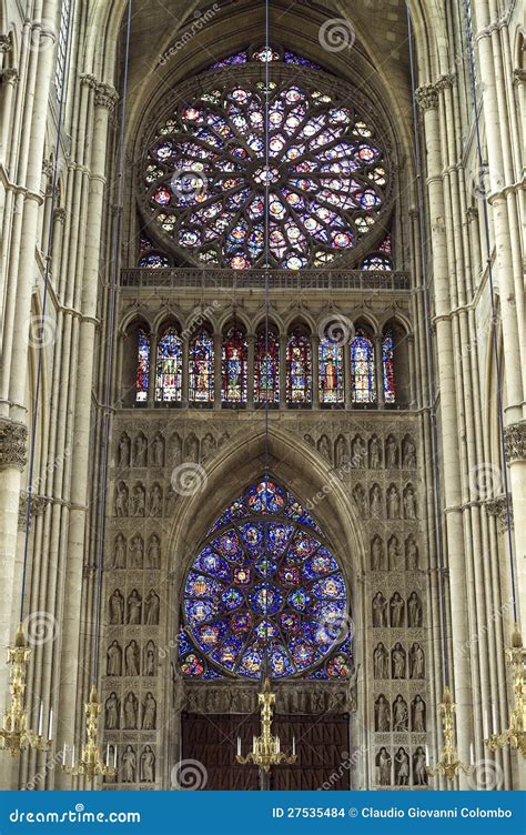 Cathedral of Reims - Interior Stock Photo - Image of europe, gothic: 27535484