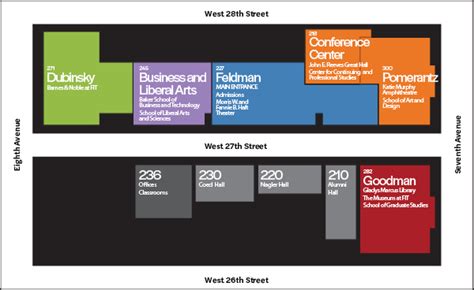 Fashion Institute Of Technology Campus Map - Map Of Us Western States