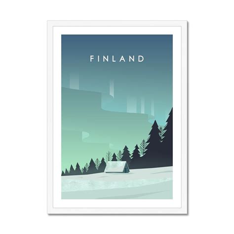 Finland Print Poster Lapland Wall Art Finland Travel - Etsy