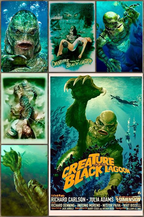 Creature From The Black Lagoon: 1954 | Nestor, Black lagoon, Movie posters