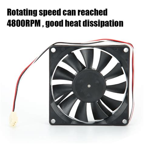 Computer Cooling Case Fan, PC Case Cooling System, PC CPU Heatsink, 12V, Dual Bearing, 3 Pins ...