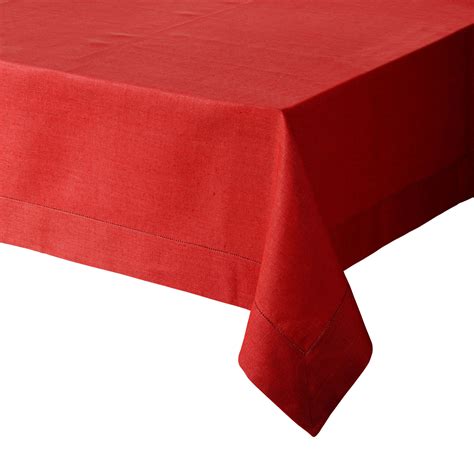 TABLECLOTH red - ZIZI linen home textiles