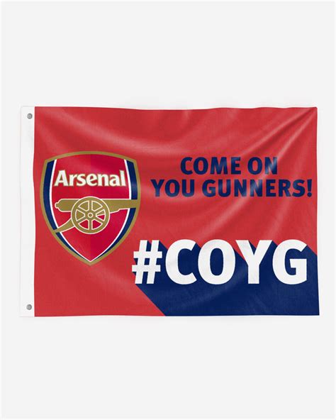 Arsenal FC Motivational Slogan Flag FOCO | UK & IRE