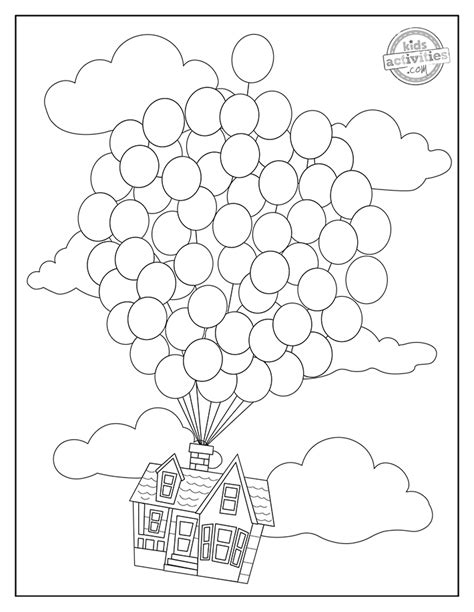 Free Printable Up Coloring Pages | Kids Activities Blog