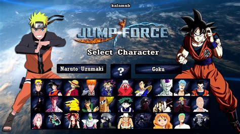 Jump Force Character List - fasrbrand