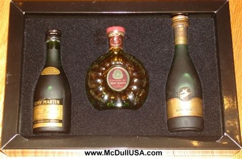 Remy Martin 3 Bottles Cognac XO Mini Miniature Bottle Gift Set