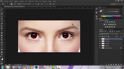 Como Fazer Sharingan Realista Photoshop CC/Cs6 - YouTube